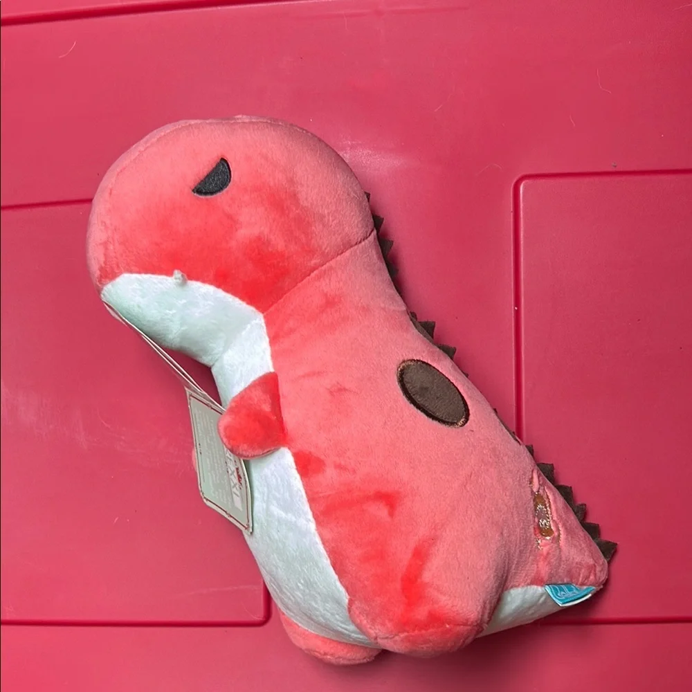 Bellzi Dinosaur Plush Toy Set - Green, Blue, Red, Tan NWT - Picture 5 of 5